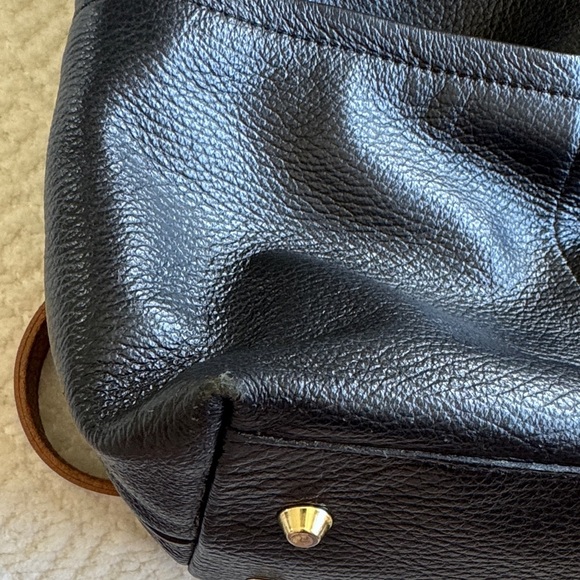 Valentina Black and Tan Crossbody Bag - Picture 12 of 16